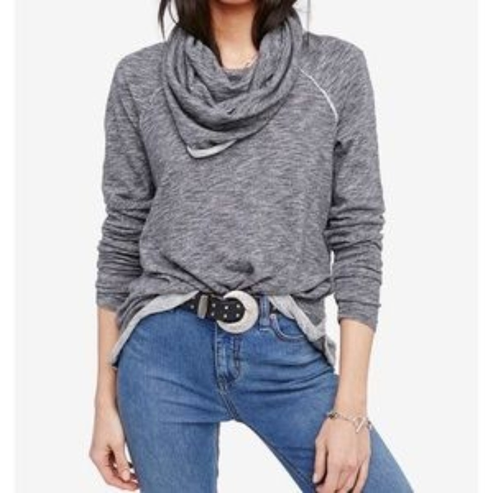 Free People Cocoon Cowl Neck Pullover